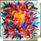 "Come Together" is a vibrant abstract painting by the artist Karina Matheus and intervened with Augmented Reality by 2HandedCoding