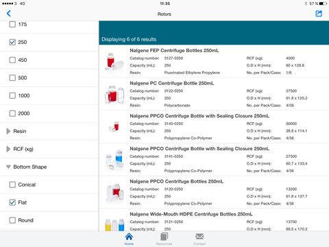 Centrifuge Ware Selector App screenshot 3