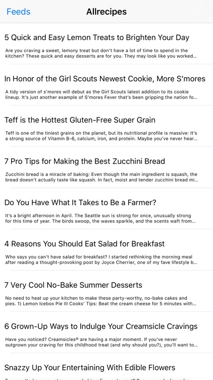 Recipes - A News Reader for Food Lovers and Easy Cooking screenshot-3