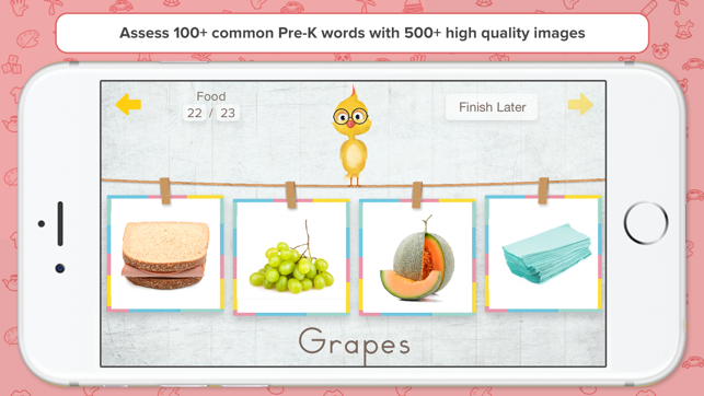 First Words Checklist - Vocab Assessment for Pre-K(圖1)-速報App