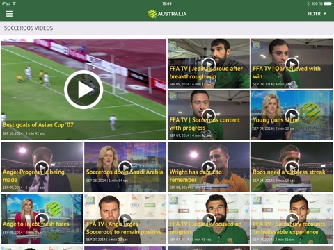 Caltex Socceroos Official App screenshot 3