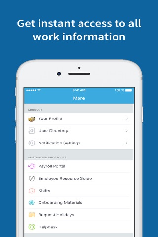 Vision Hub – Employee App screenshot 2