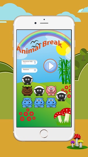 Animal break game for kids(圖1)-速報App