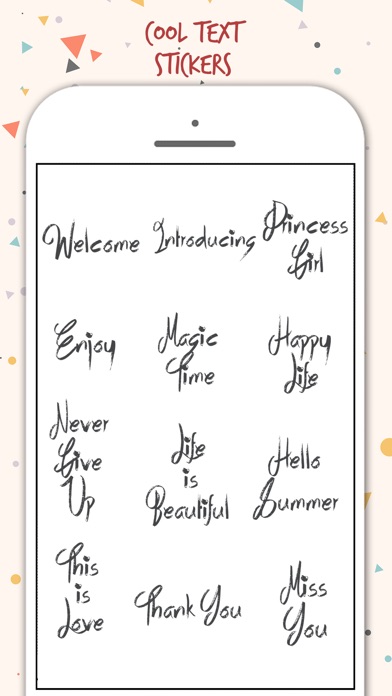 Typography Stickers screenshot 3