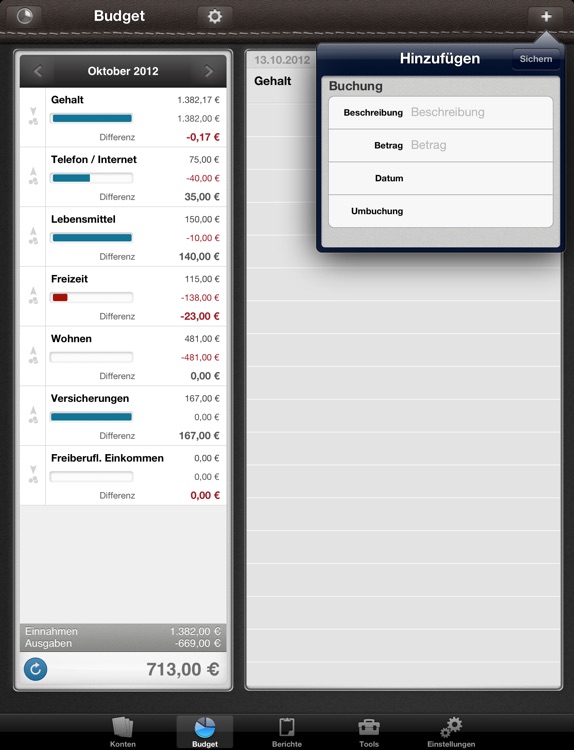 iControl for iPad - Mobile Banking & Budget screenshot-3
