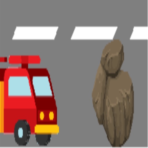 Fire Truck - Avoid the rocks Icon