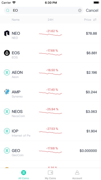 Coinbag -- Track coin prices screenshot 4