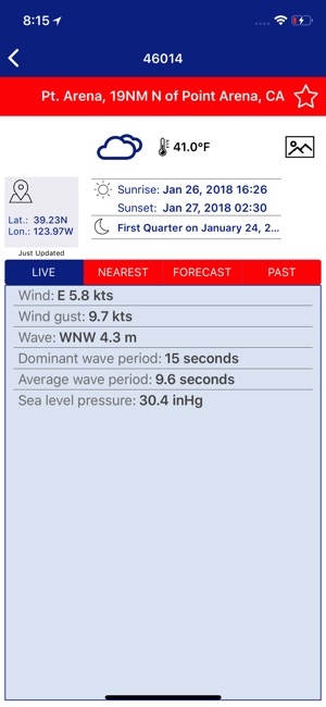 NOAA NDBC Buoy Live Marine(圖3)-速報App