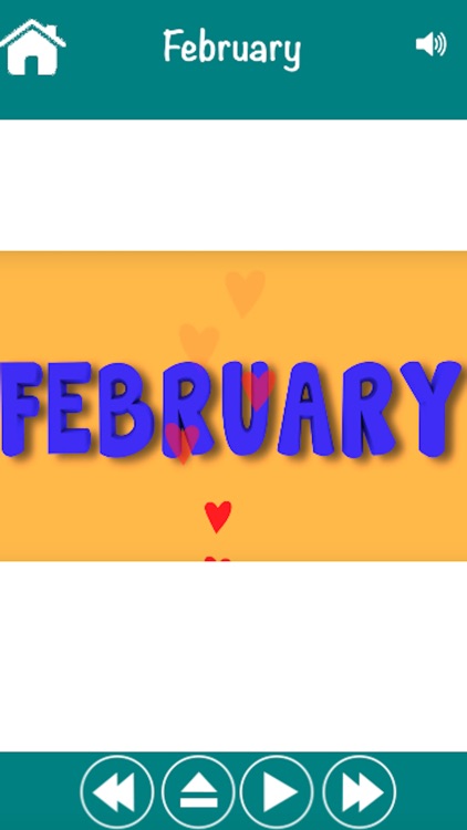 Fun English Vocabulary Months Of The Year Learning Games - A toddler calendar learning app