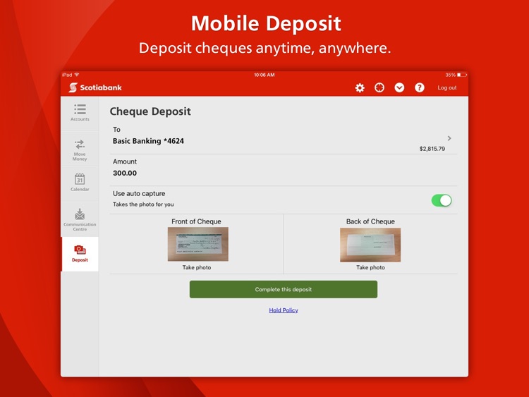 Scotiabank for iPad® screenshot-3