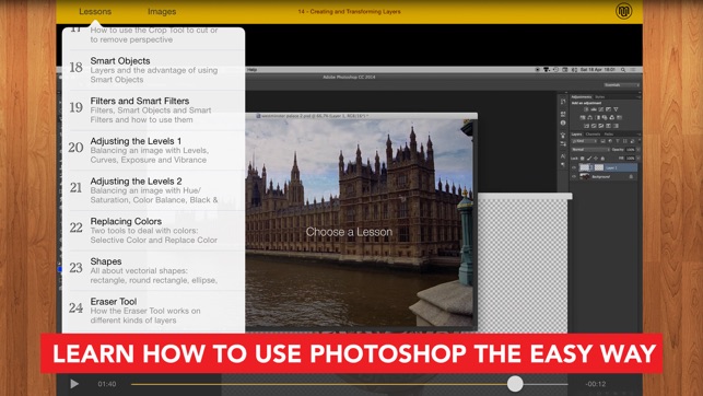 Course for Adobe PHOTOSHOP CC for iPhone(圖2)-速報App