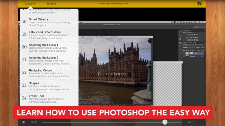 Course for Adobe PHOTOSHOP CC for iPhone