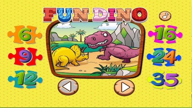 Dino Puzzle : Kids Dinosaurs Jigsaw Lear