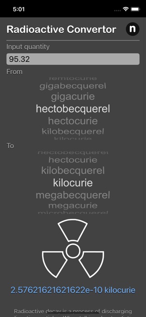 Radioactivity Conversion(圖5)-速報App