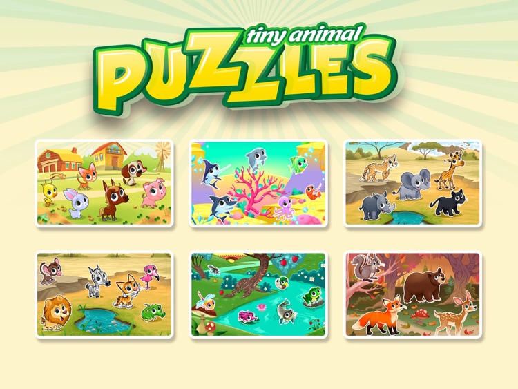 Tiny Animal Puzzles