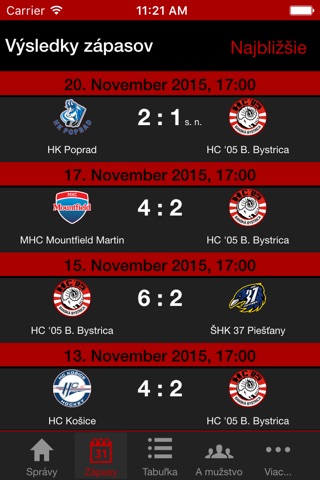 HC'05 Banská Bystrica screenshot 2