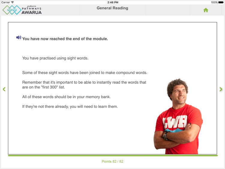 Pathways Awarua: Reading screenshot-4