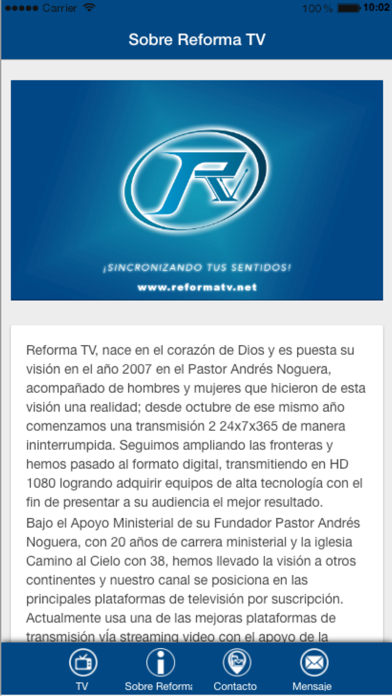 Radio Reforma TV screenshot 4