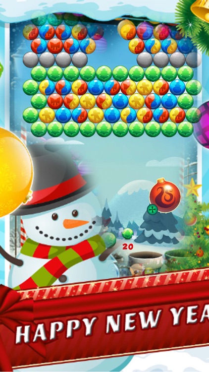 Bubble Sata for Christmas Game