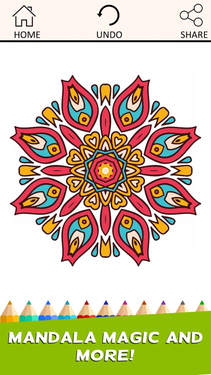 Coloring Book Mandala for Adults Relax Free