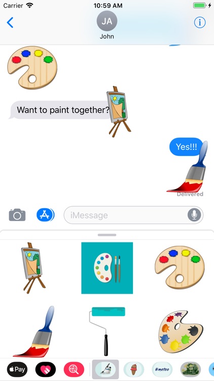 Artistic Painting Stickers