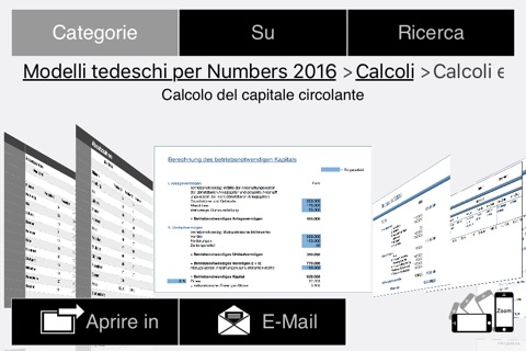 German Templates for Numbers 2016 screenshot 3