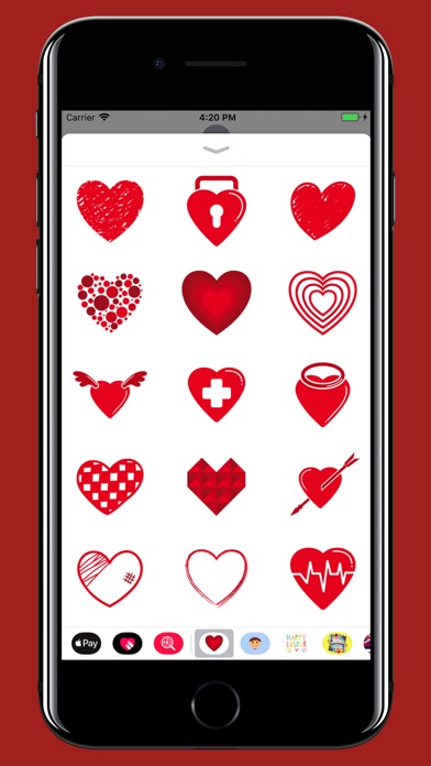 Hearts - Stickers & emoji Love screenshot 3