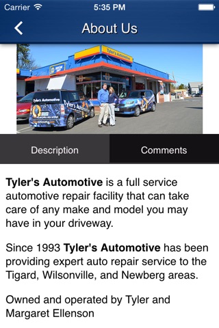 Tylers Automotive screenshot 2