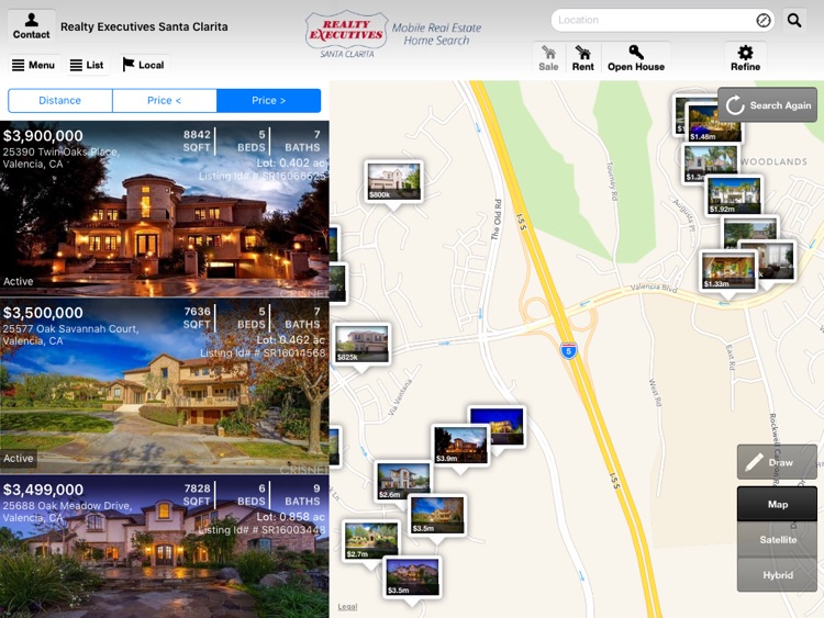 Realty Executives Santa Clarita for iPad