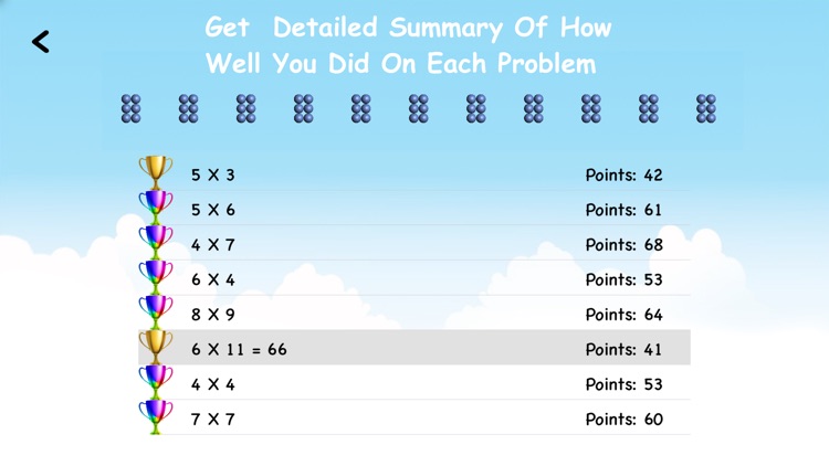 Multiplication Fact Workout screenshot-3