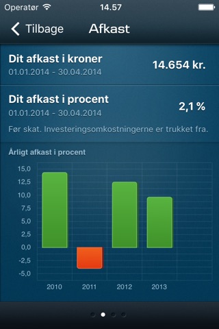 Mobilpension screenshot 4