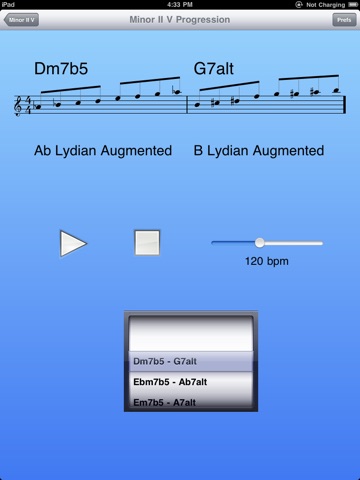 iImprov - The Minor II V for the iPad screenshot 4