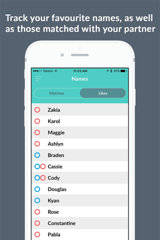 Name Me: Search baby names & match to your partner screenshot 4