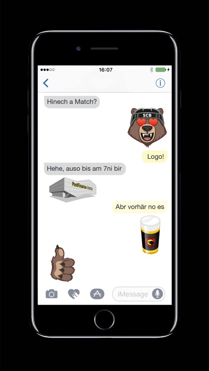Bärmoji-Sticker - SC Bern