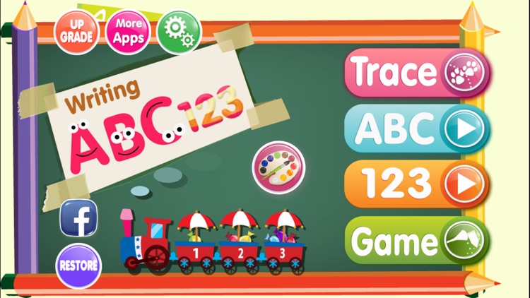 ABC 123 Writing Coloring Book Free