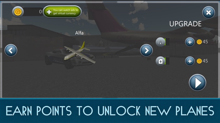 Police Plane Car Transporter