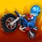 Race, jump, leap, flip and crash your way through amazing tracks in this fast-paced physics-based motorbike game