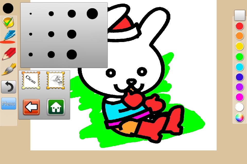 Infant coloring book kids toddler  QCat screenshot 3