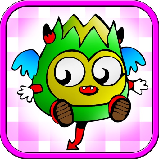 Coloring Book Monsters for Children and Adults Icon