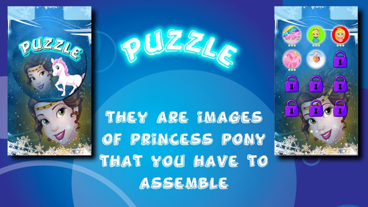 My Princess Ponys Puzzles Slide