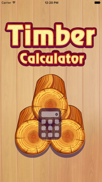 How to cancel & delete Timber Calculator from iphone & ipad 1