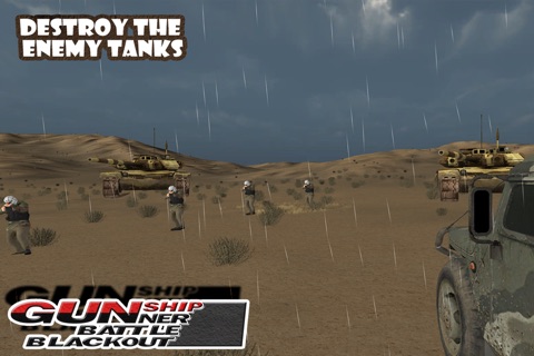 Gunship Gunner Battle BlackOut : Desert Warfare screenshot 4