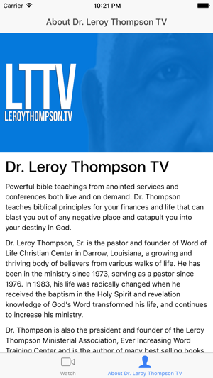 Dr. Leroy Thompson TV(圖3)-速報App