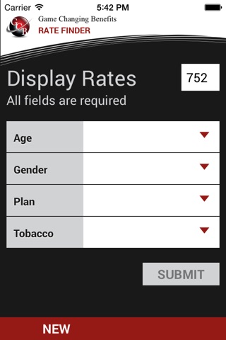 GCB MS Rate Finder screenshot 2