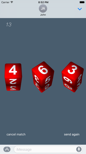 RPG D6 Role-Player Dice for iMessage(圖2)-速報App