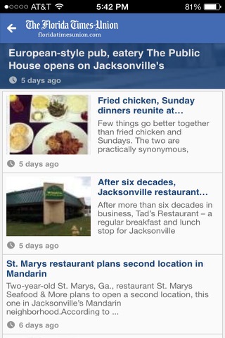 Times-Union/Jacksonville.com screenshot 4