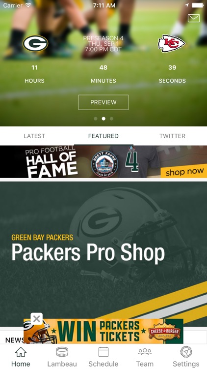 Official Green Bay Packers