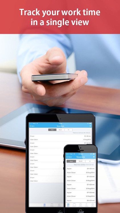 Work hours tracker - Track & send timesheet