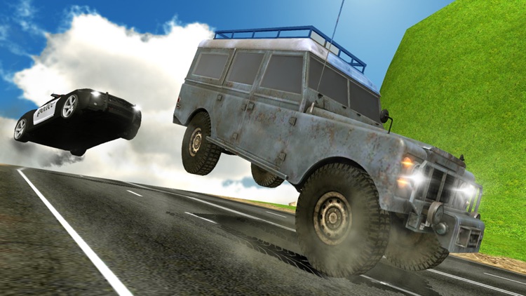 Offroad 4X4 Jeep Police Escape 3D simulator