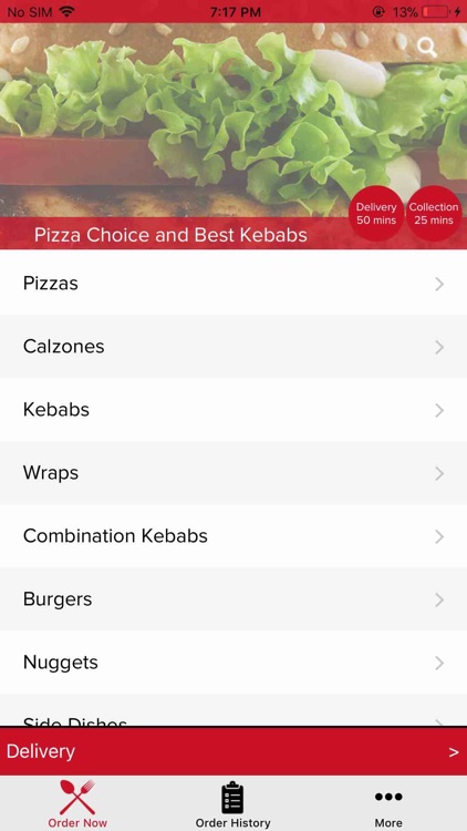 Pizza Choice and Best Kebabs